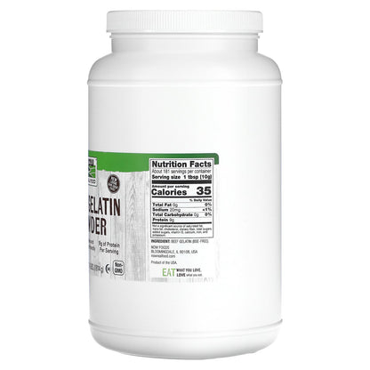 NOW Foods, Real Food, Beef Gelatin Powder, 4 lbs (1,814 g)