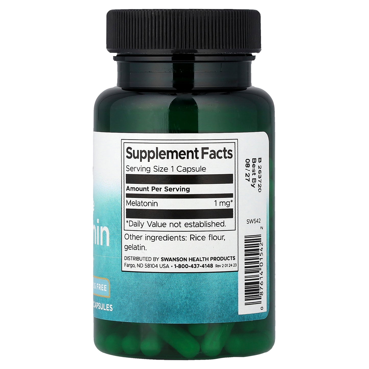 Swanson, Low Dose Melatonin, 1 mg, 120 Capsules