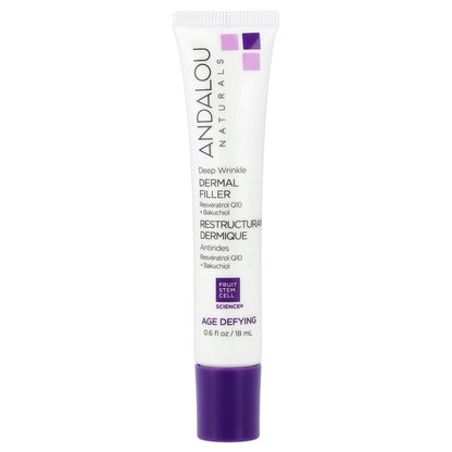 Andalou Naturals, Deep Wrinkle Dermal Filler, Age Defying, 0.6 fl oz (18 ml)