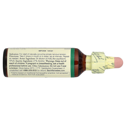 Bach, Original Flower Remedies, Holly, 0.7 fl oz (20 ml)