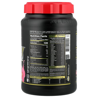 ALLMAX, Gold AllWhey®, Premium Whey Protein, Strawberry, 2 lbs (907 g)