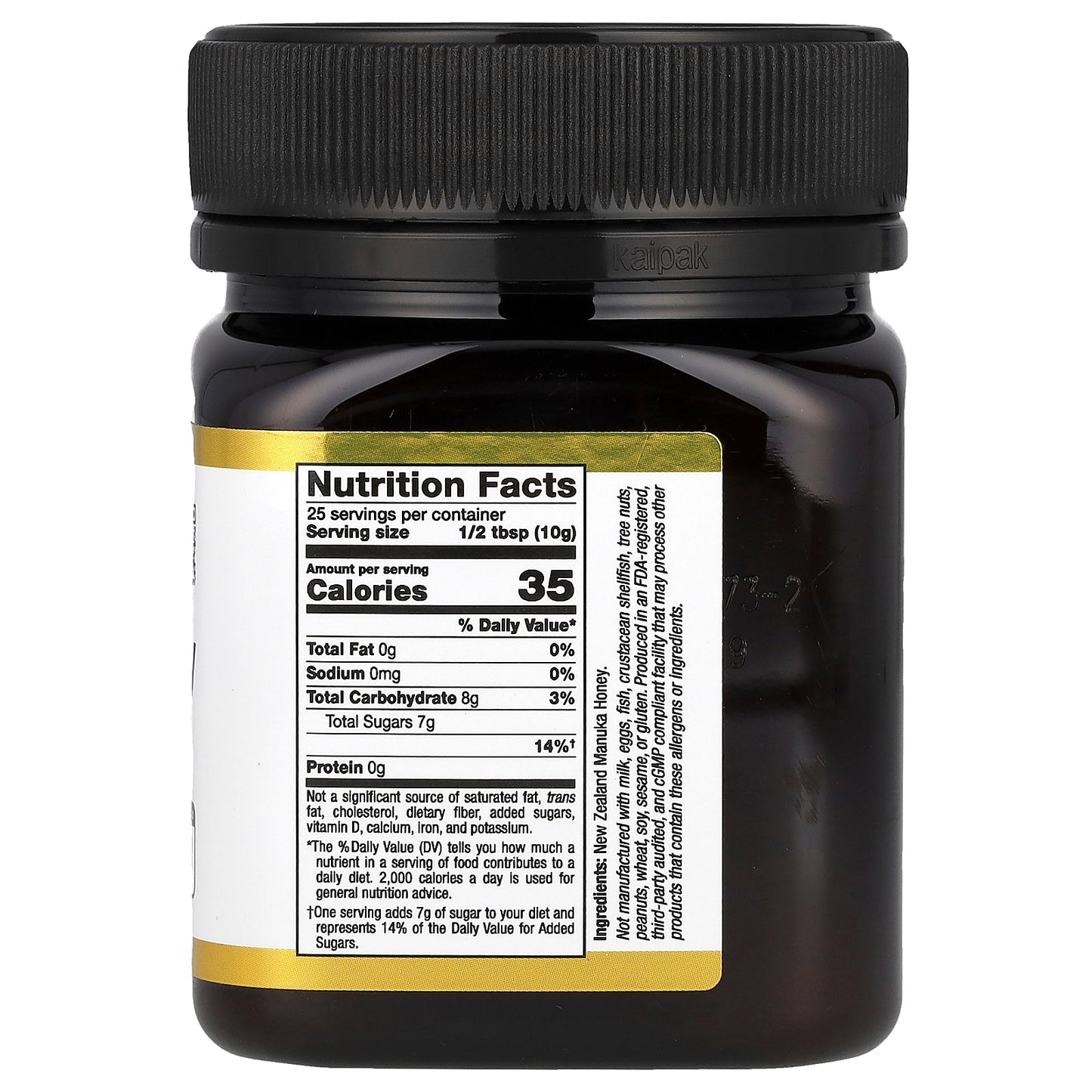 California Gold Nutrition, Superfoods, Manuka Honey, Monofloral, MGO 100+, 8.8 oz (250 g)