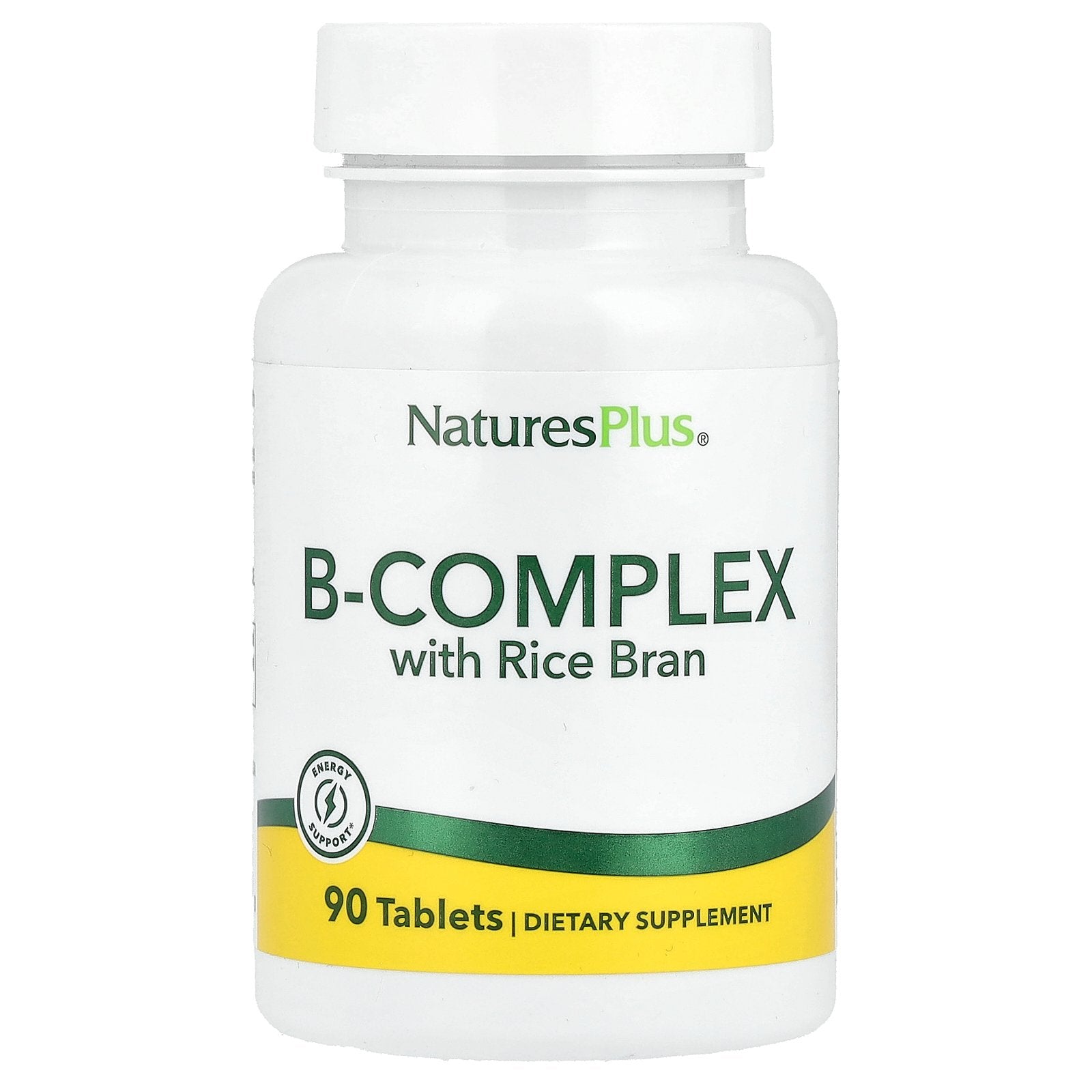 NaturesPlus, B-Complex with Rice Bran, 90 Tablets