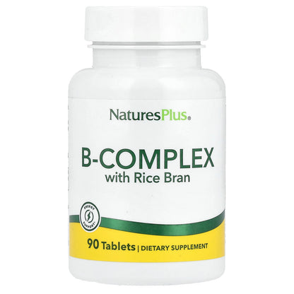 NaturesPlus, B-Complex with Rice Bran, 90 Tablets