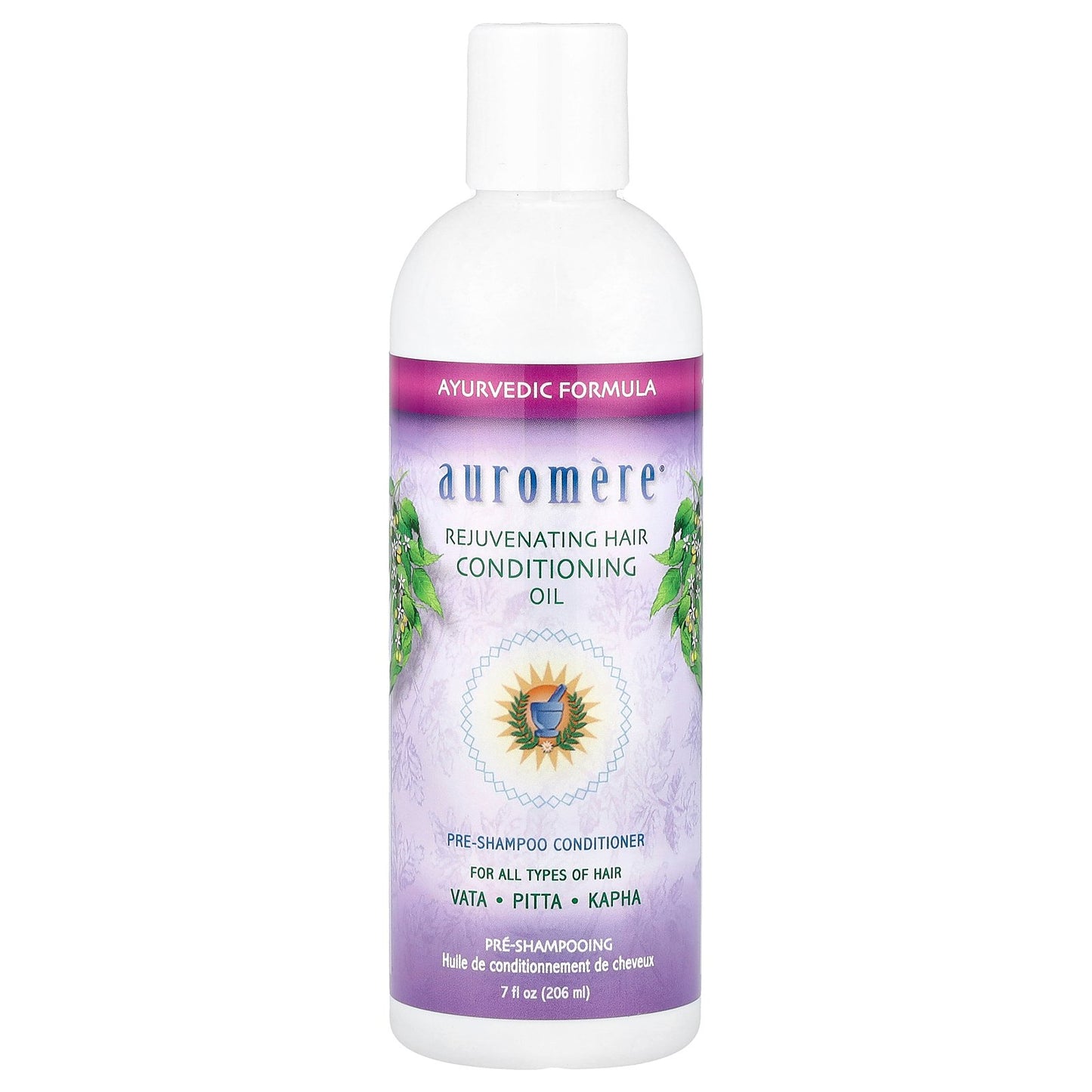 Auromere, Rejuvenating Hair Conditioning Oil, For All Types of Hair, 7 fl oz (206 ml)