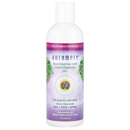 Auromere, Rejuvenating Hair Conditioning Oil, For All Types of Hair, 7 fl oz (206 ml)