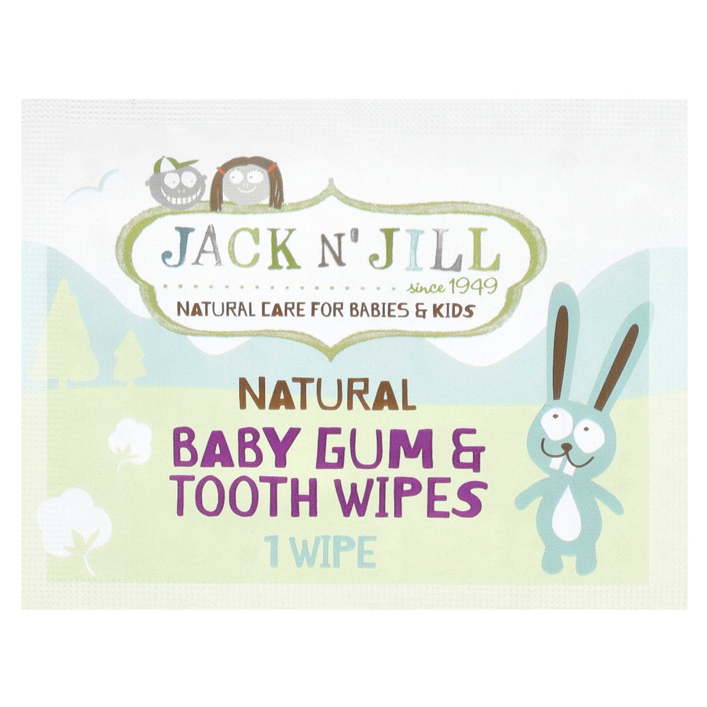Jack n' Jill, Natural Baby Gum & Tooth Wipes, 25 Wipes
