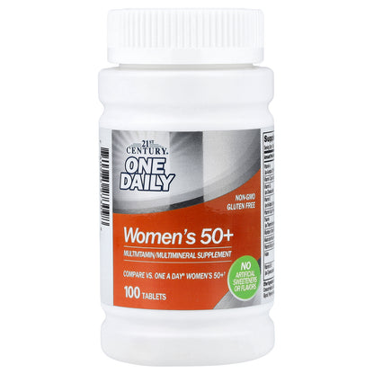 21st Century, One Daily, Women's 50+, 100 Tablets