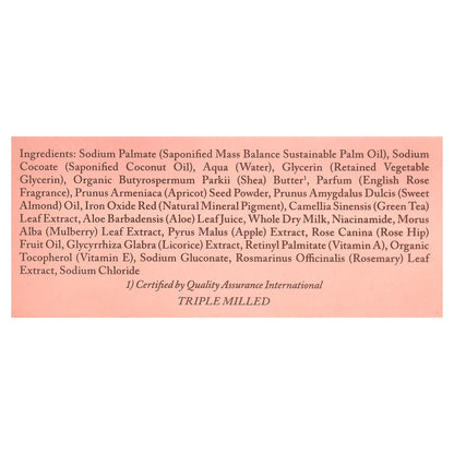 Dr. Woods, Exfoliating Bar Soap, English Rose , 5.25 oz (149 g)