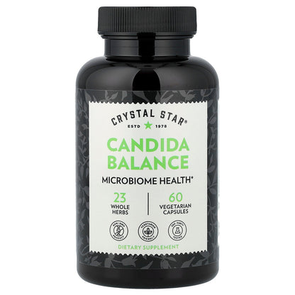 Crystal Star, Candida Balance, 60 Vegetarian Capsules