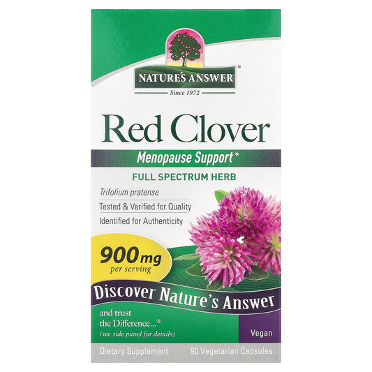 Nature's Answer, Red Clover, 90 Vegetarian Capsules (450 mg per Capsule)