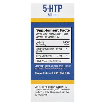 Superior Source, 5-HTP, 50 mg, 60 MicroLingual® Instant Dissolve Tablets