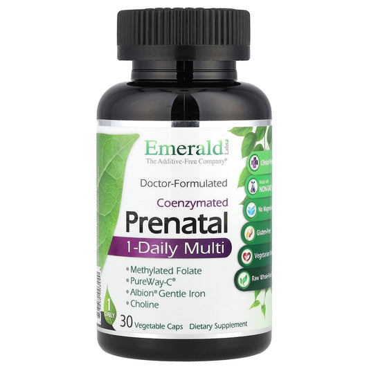 Emerald Laboratories, Coenzymated Prenatal 1-Daily Multi, 30 Vegetable Caps