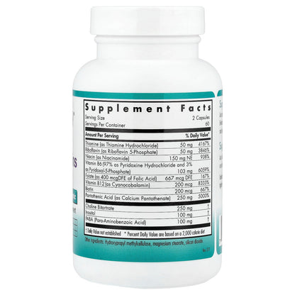 Nutricology, Super B Vitamins, 120 Vegetarian Capsules