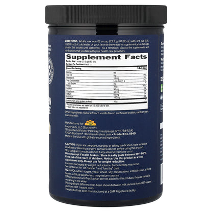 Biochem, 100% Whey Protein Isolate Powder, Natural, 12.3 oz (350 g)