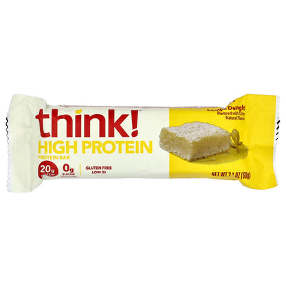 Think !, High Protein Bars, Lemon Delight, 10 Bars, 2.1 oz (60 g) Each