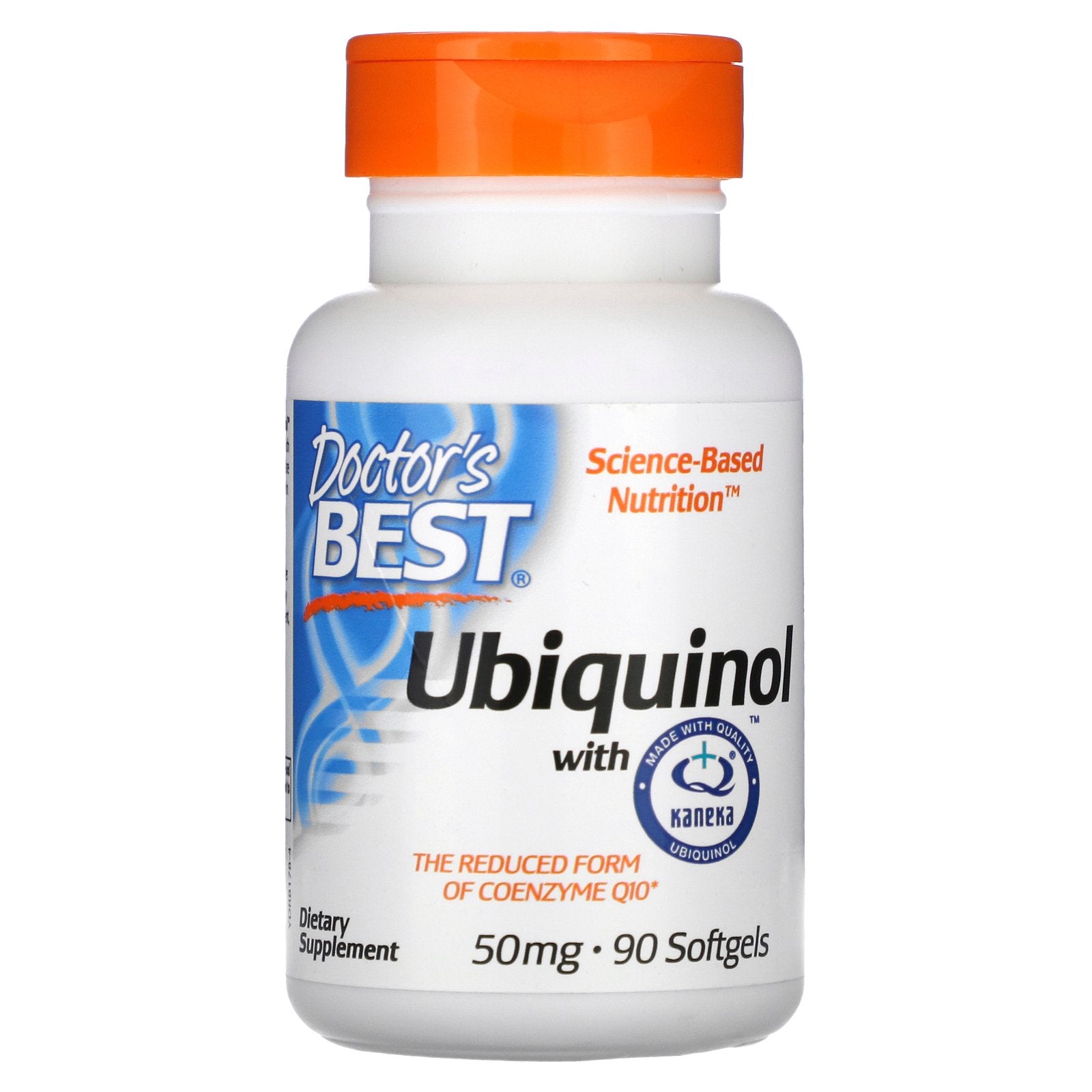 Doctor's Best, Ubiquinol with Kaneka, 50 mg, 90 Softgels