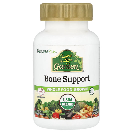 NaturesPlus, Source of Life® Garden, Bone Support, 120 Vegan Capsules