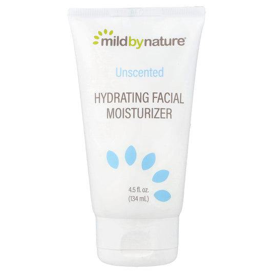 Mild By Nature, Hydrating Facial Moisturizer, Unscented, 4.5 fl oz (134 mL)