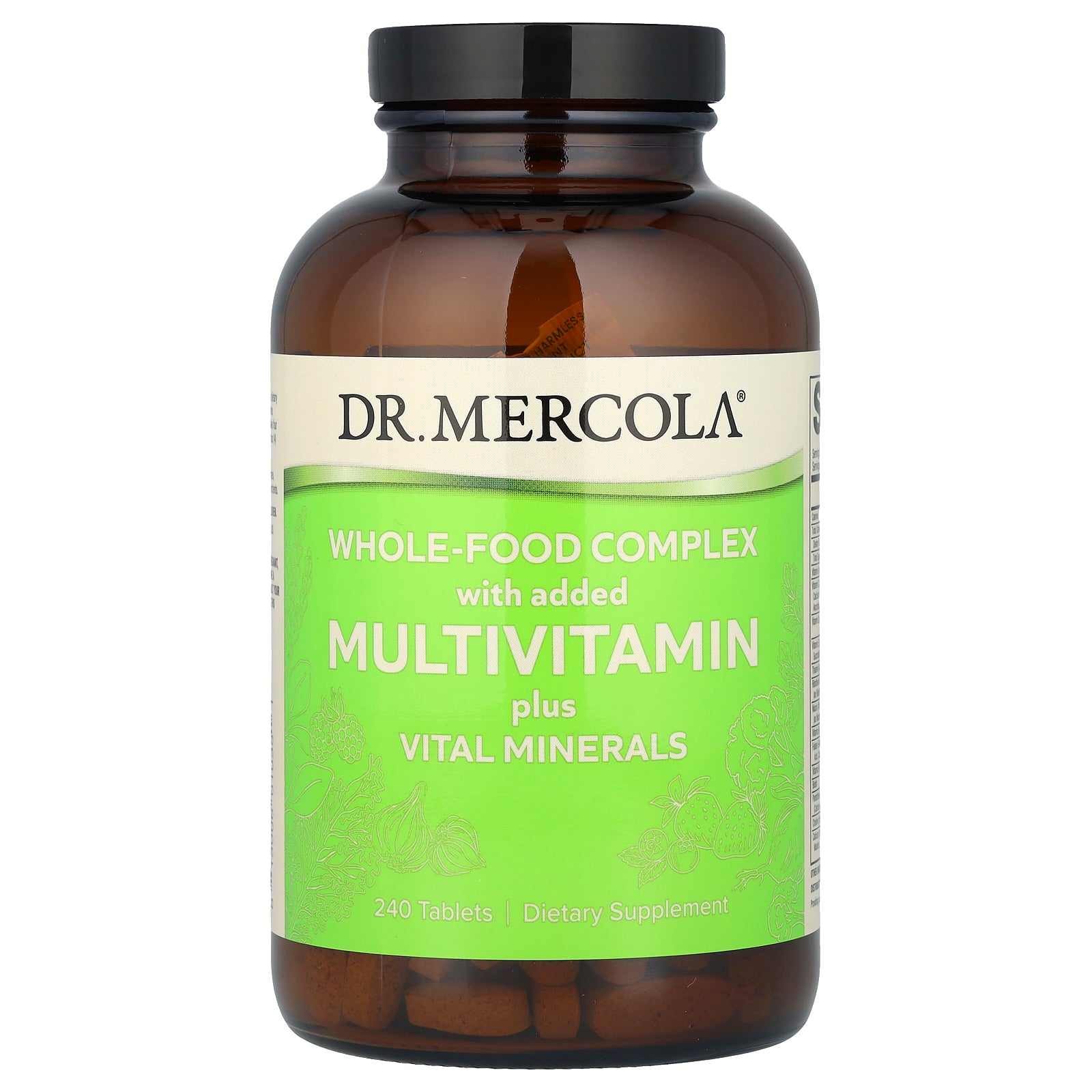 Dr. Mercola, Whole-Food Complex With Added Multivitamin Plus Vital Minerals, 240 Tablets