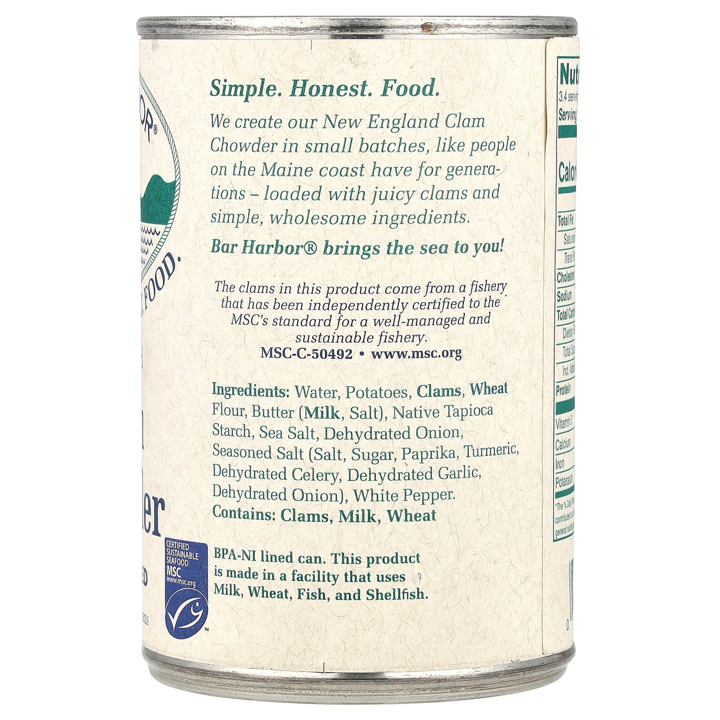 Bar Harbor, New England Clam Chowder, Condensed, 14.5 oz (411 g)