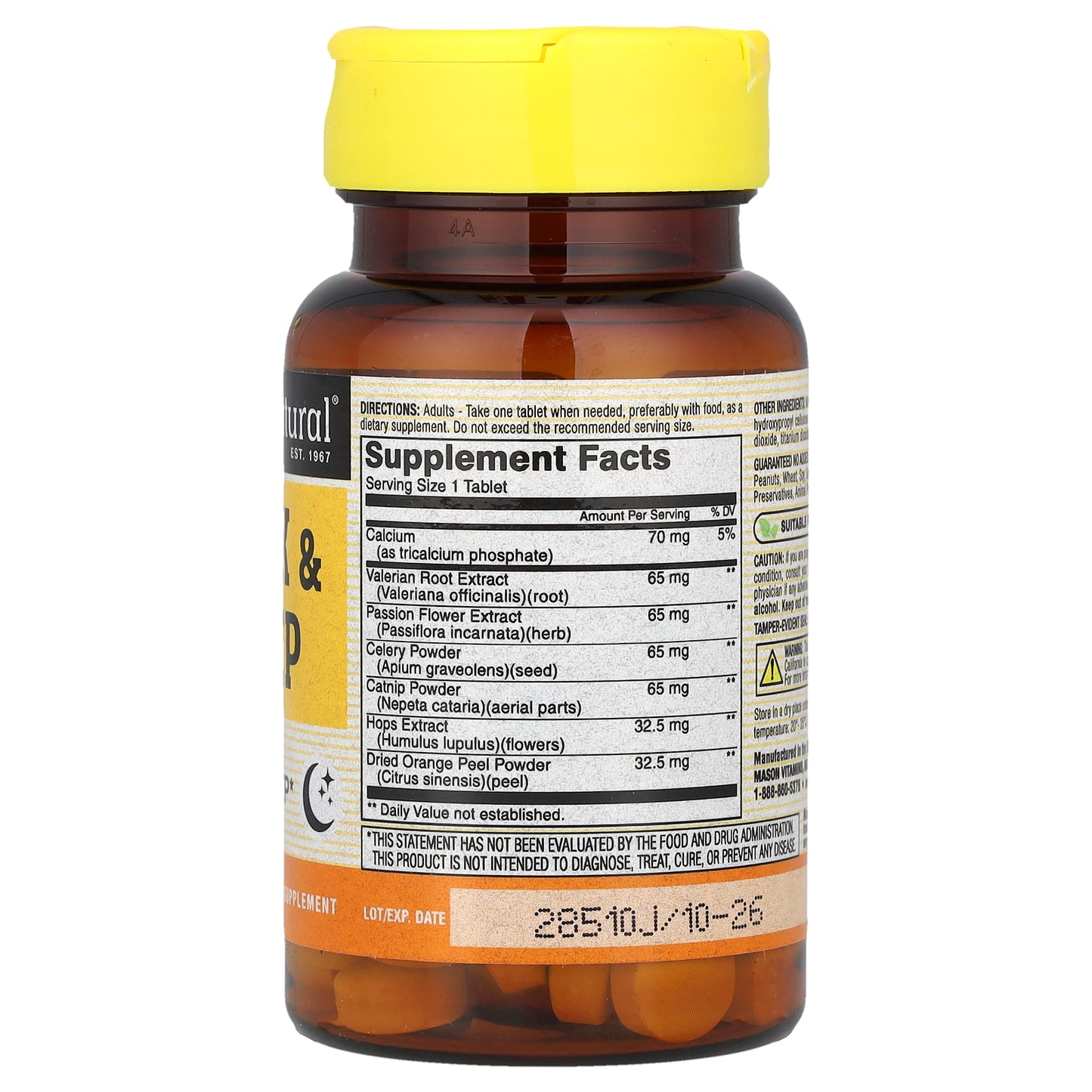 Mason Natural, Relax & Sleep, 90 Tablets