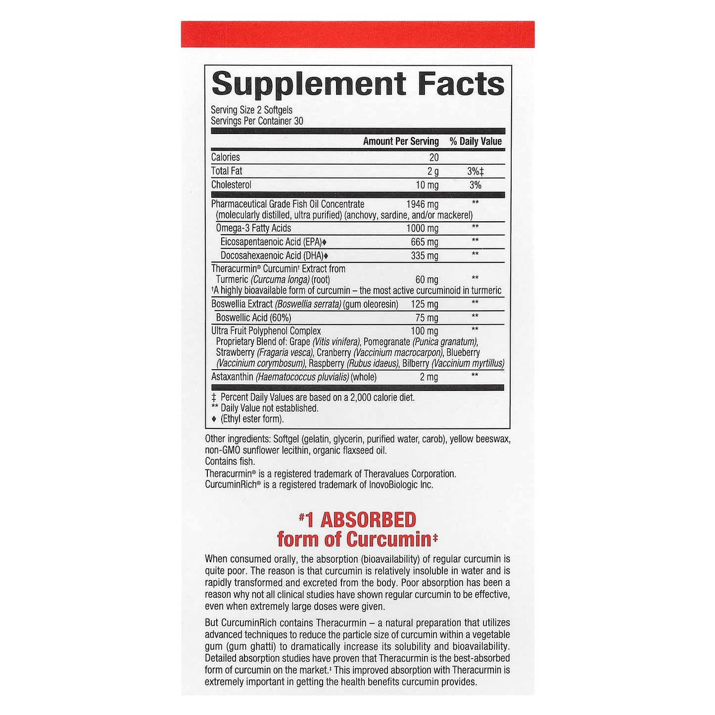 Natural Factors, CurcuminRich, Whole Body Curcumizer, 60 Softgels