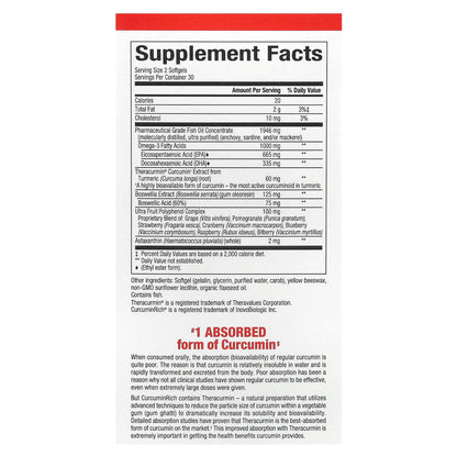 Natural Factors, CurcuminRich, Whole Body Curcumizer, 60 Softgels