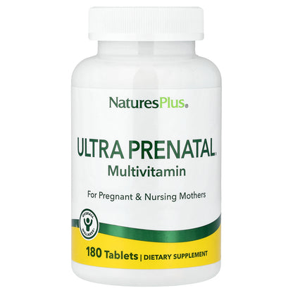 NaturesPlus, Ultra Prenatal Multivitamin, 180 Tablets