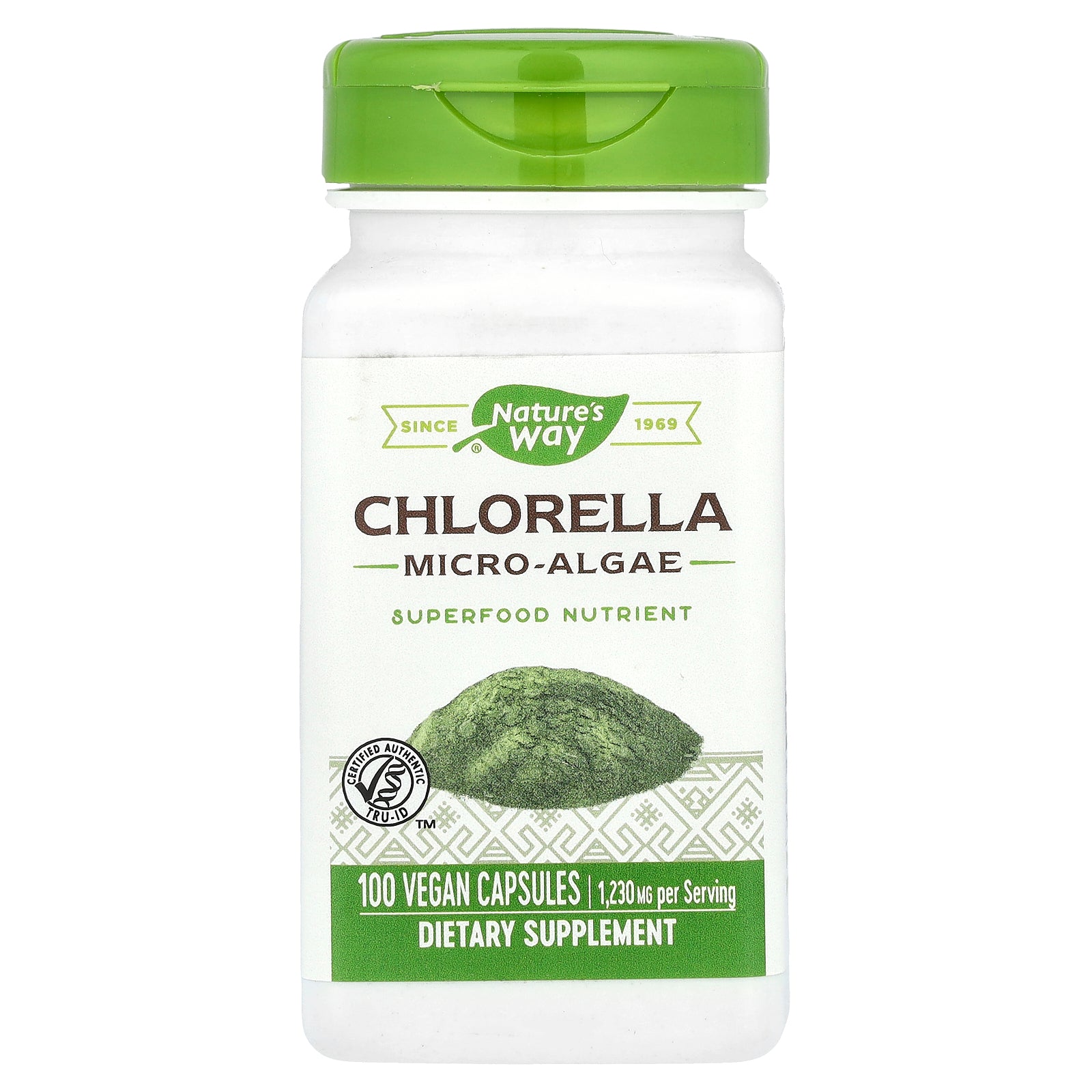 Nature's Way, Chlorella, Micro-Algae, 100 Vegan Capsules (410 mg per Capsule)