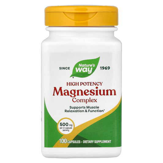 Nature's Way, Magnesium Complex, 100 Capsules (250 mg per Capsule)