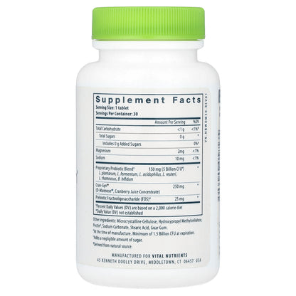 Vital Nutrients, Hyperbiotics®, Pro-Women® Probiotic, 30 Vegan Tablets