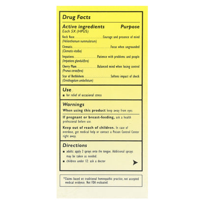 Bach, Original Flower Remedies, Rescue Remedy® Spray, 0.7 fl oz (20 ml)