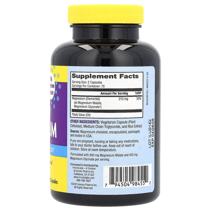 InnovixLabs, Advanced Magnesium, 150 Vegetarian Capsules (105 mg per Capsule)