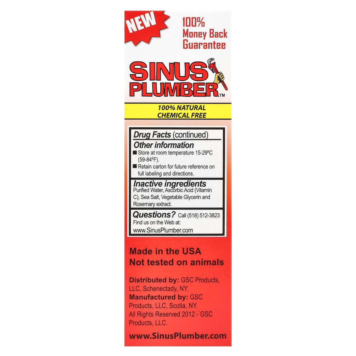 Greensations, Sinus Plumber™, Headache Nasal Spray, 1 fl oz (30 ml)