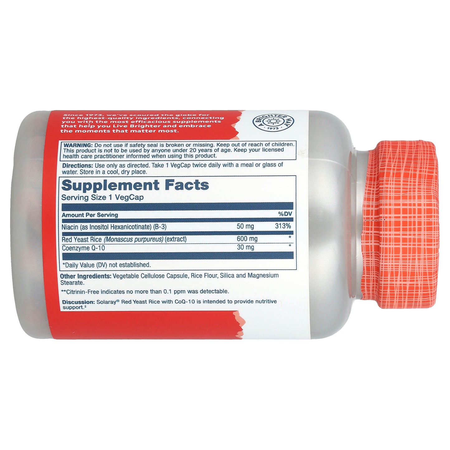 Solaray, Red Yeast Rice CoQ-10, 90 VegCaps