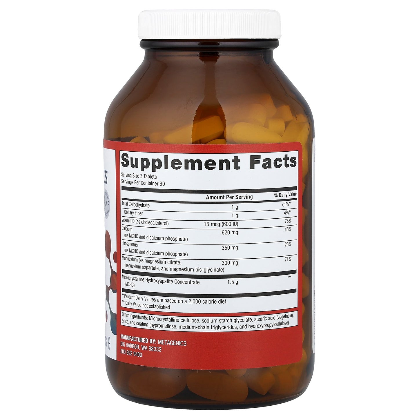 Metagenics, Bone Builder® With Magnesium, 180 Tablets