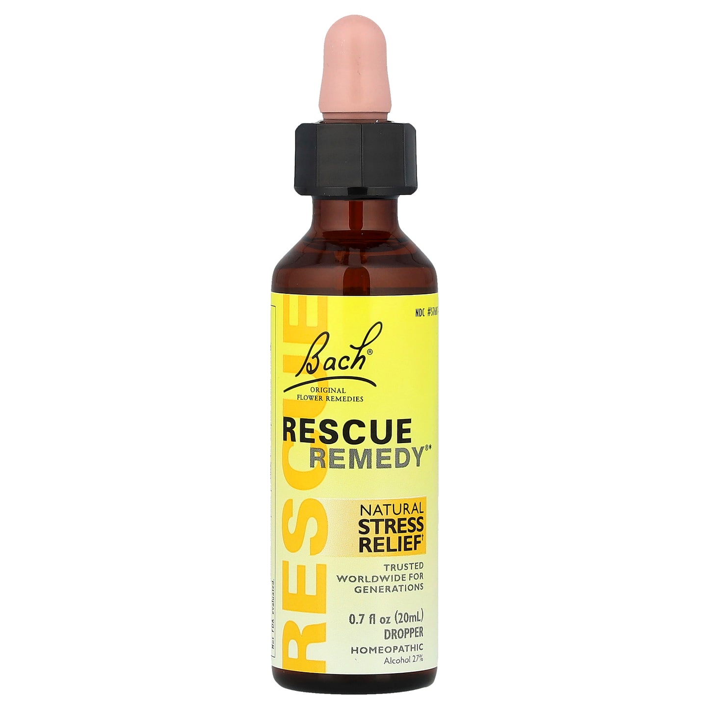 Bach, Original Flower Remedies, Rescue Remedy®, Natural Stress Relief, 0.7 fl oz (20 ml)