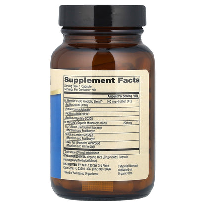 Dr. Mercola, Complete Probiotics SBO, 4 Billion CFU, 90 Capsules