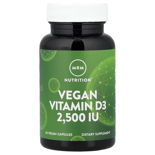 MRM Nutrition, Vegan Vitamin D3, 62.5 mcg (2,500 IU), 60 Vegan Capsules