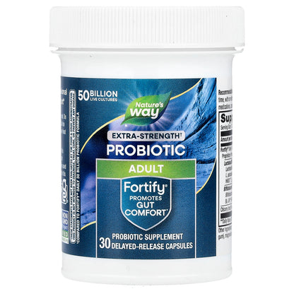 Nature's Way, Fortify®, Probiotic, Adult, 50 Billion, 30 Delayed Release Capsules