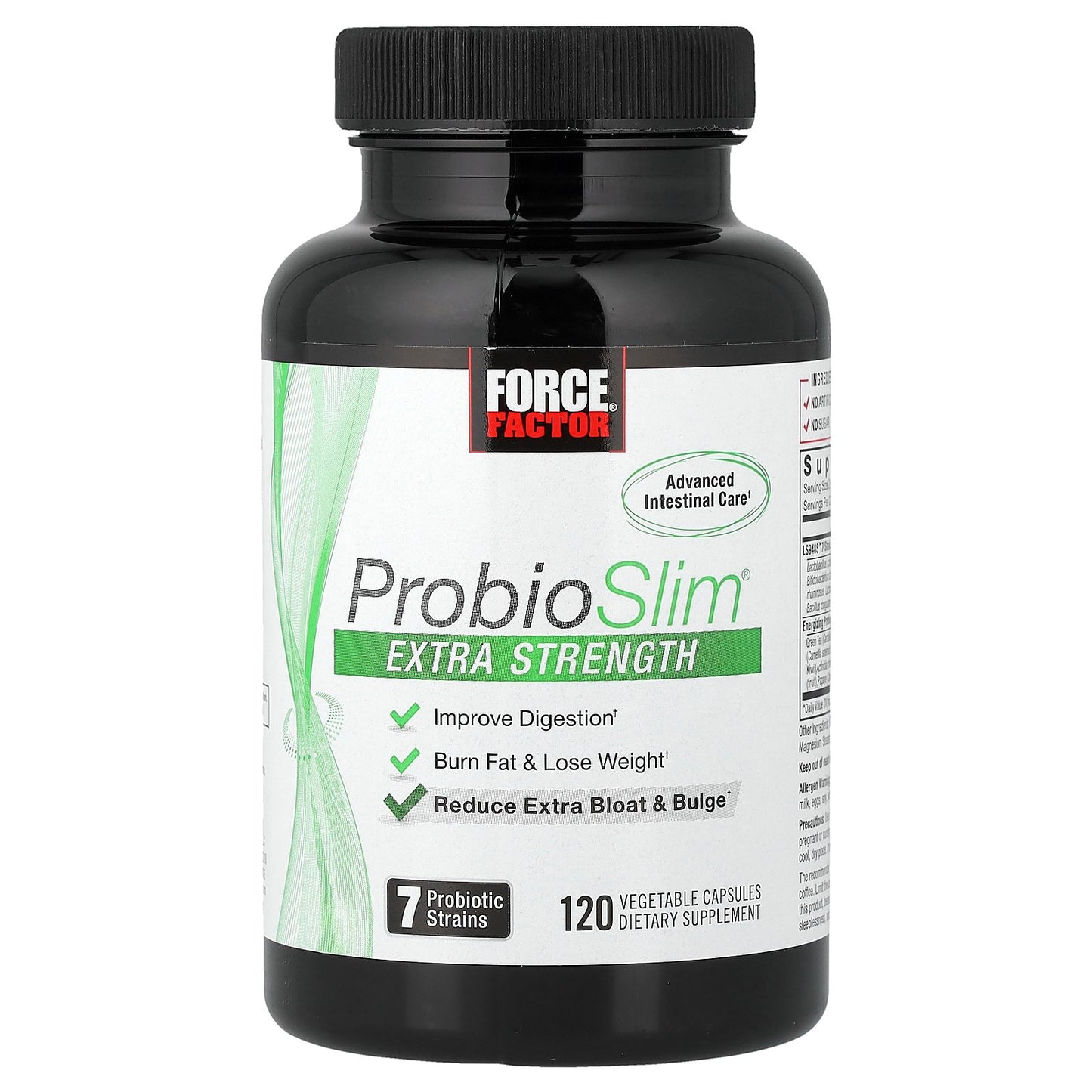 Force Factor, ProbioSlim®, 120 Vegetable Capsules