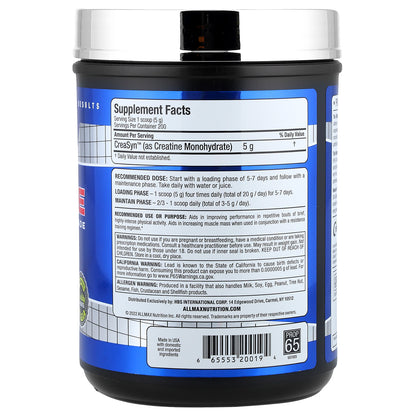 ALLMAX, Creatine, Pharmaceutical Grade, Unflavored, 2.2 lbs (1,000 g)