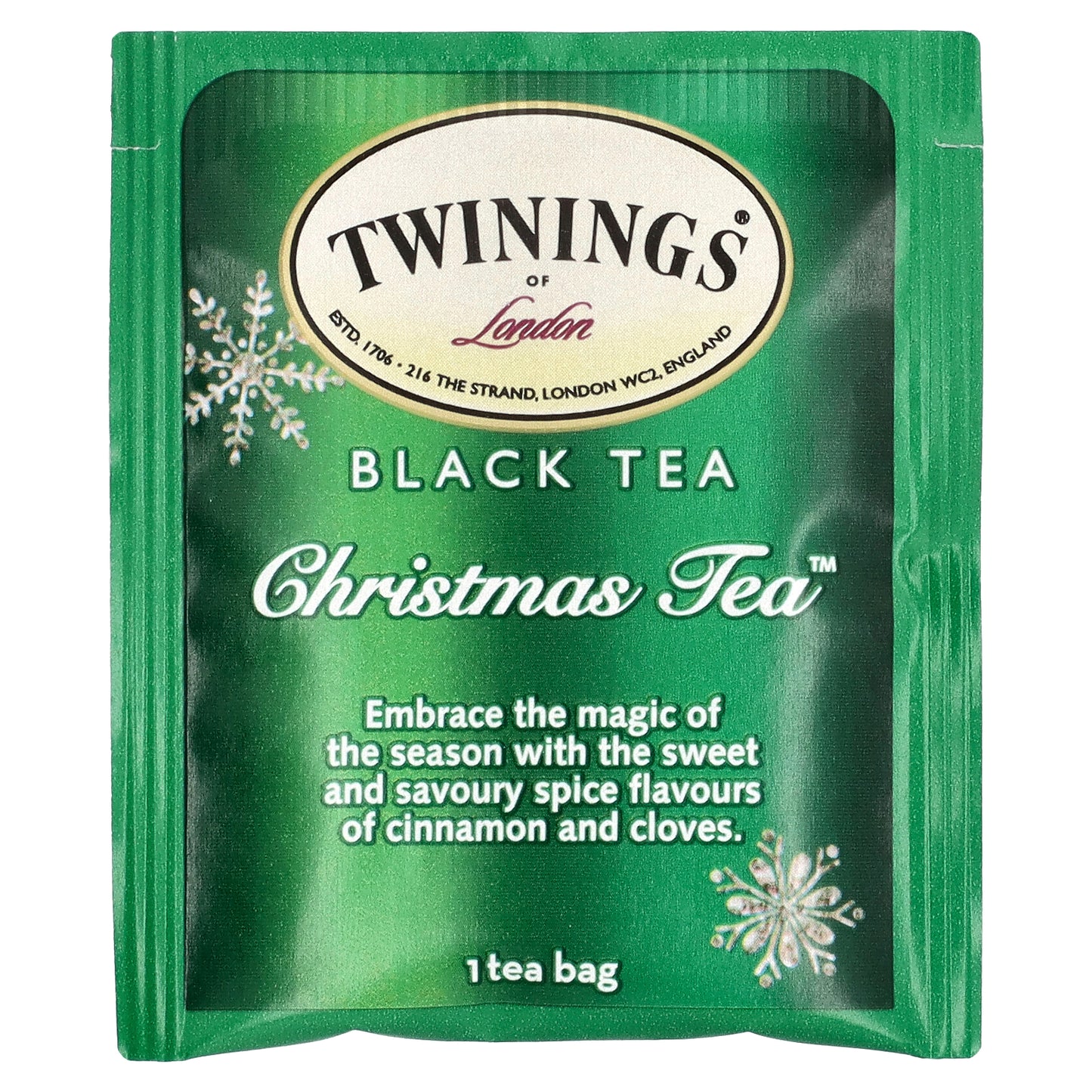 Twinings, Black Tea, Christmas Tea™, 20 Tea Bags, 1.41 oz (40 g)