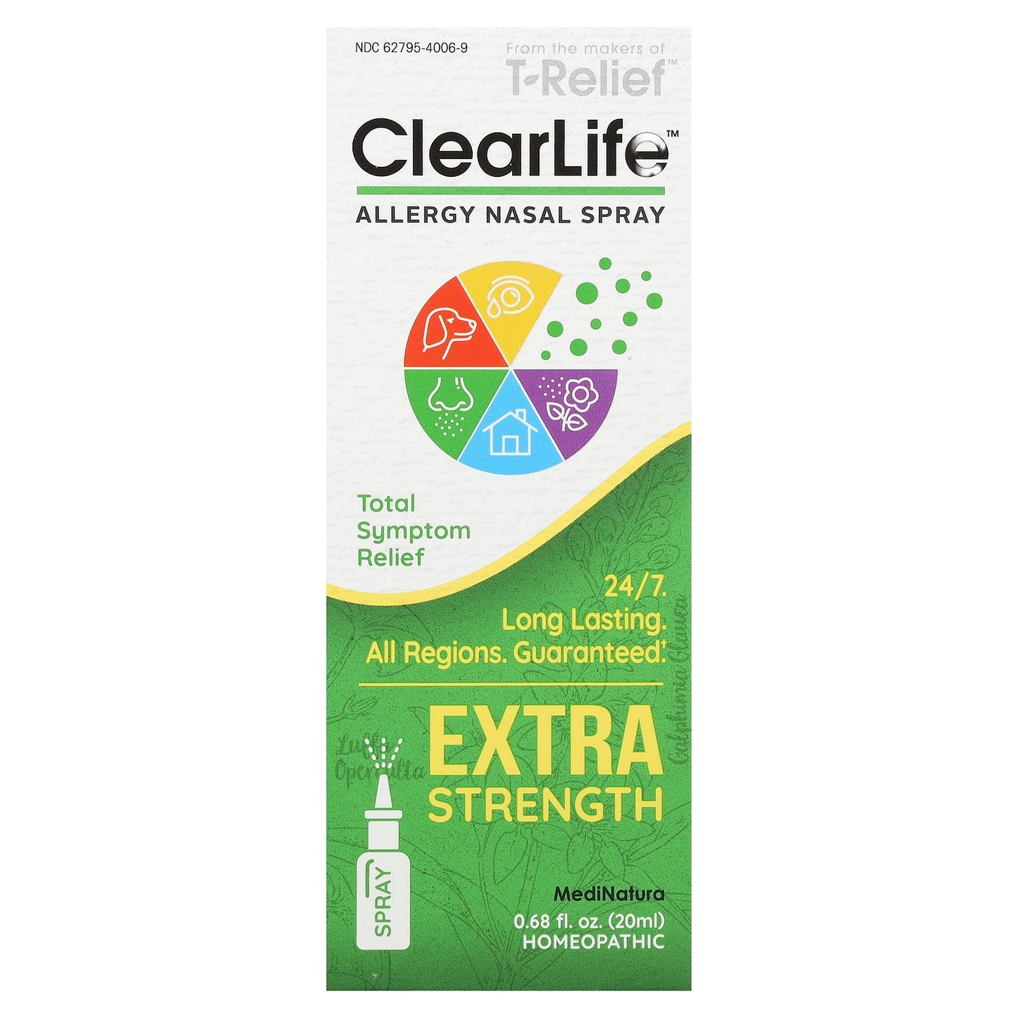 MediNatura, ClearLife™, Allergy Nasal Spray, 0.68 fl oz (20 ml)
