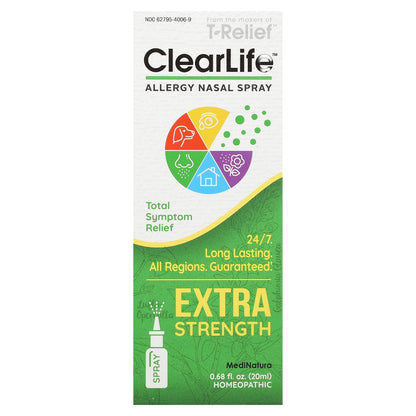 MediNatura, ClearLife™, Allergy Nasal Spray, 0.68 fl oz (20 ml)