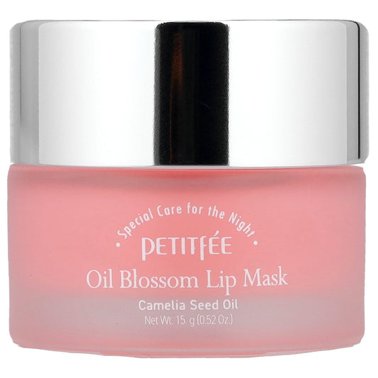 Petitfee, Oil Blossom Lip Mask, Camelia Seed Oil, 0.52 oz (15 g)
