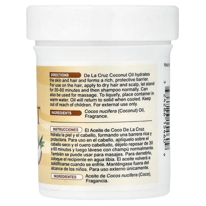 De La Cruz, Coconut Oil, Moisturizer, 2.2 oz (62.5 g)