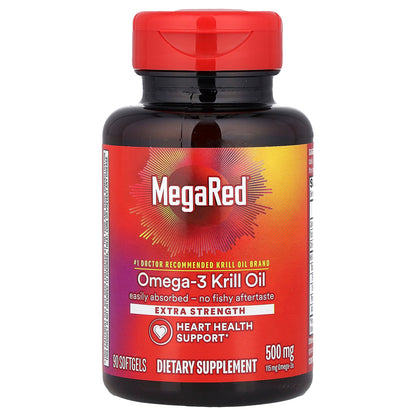 Schiff, MegaRed®, Omega-3 Krill Oil, 500 mg, 90 Softgels