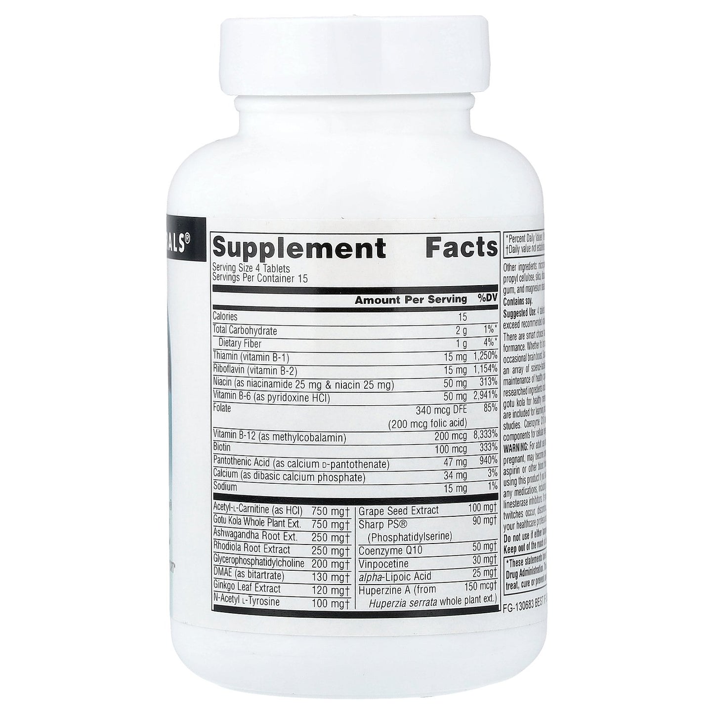 Source Naturals, Brain Charge®, 60 Tablets